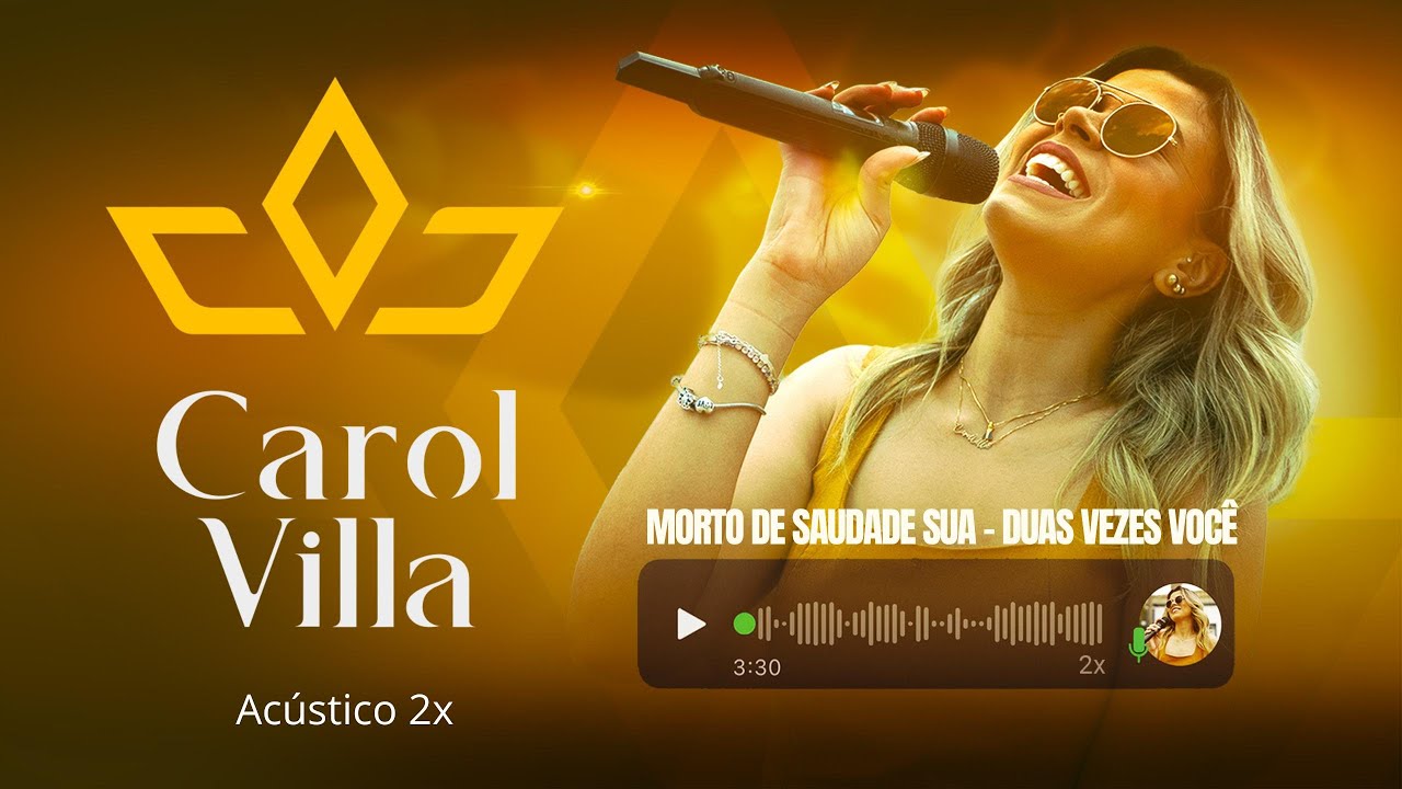 Carol Villa, cantora de Louveira, lança cover de música da dupla Cézar e Paulinho